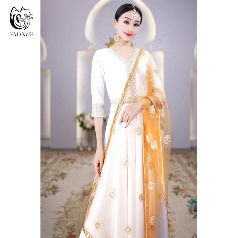 T6依曼异域风情印度舞蹈服民族风女时尚百搭配饰头纱