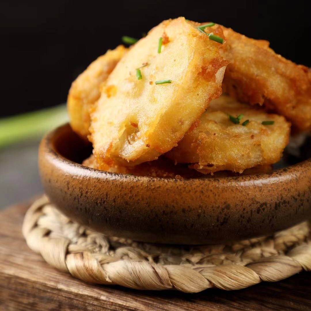 宝应特产莲藕夹肉香脆藕盒子鸡肉藕盒藕夹子冷冻半成品500g4袋装