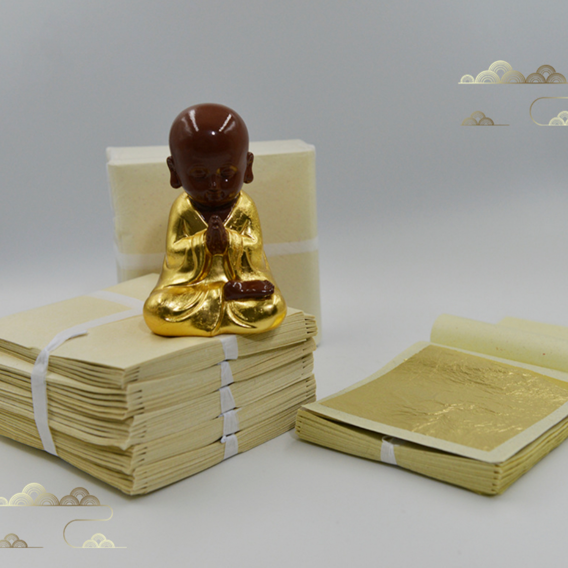 非金属婚庆饰品 金【箔】纸  红黑可选