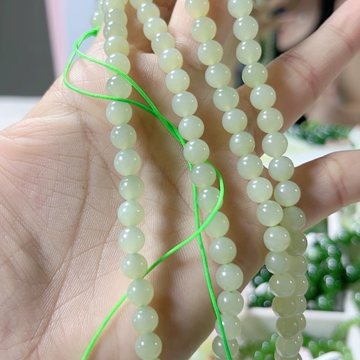【闪购商品】和田玉（黄玉）手链未镶嵌6