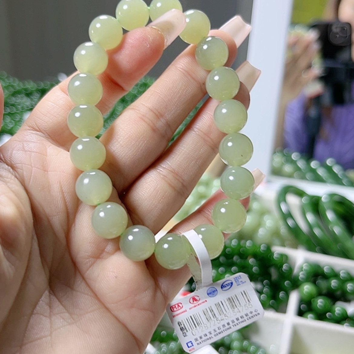 【闪购商品】和田玉（糖玉）手链未镶嵌10