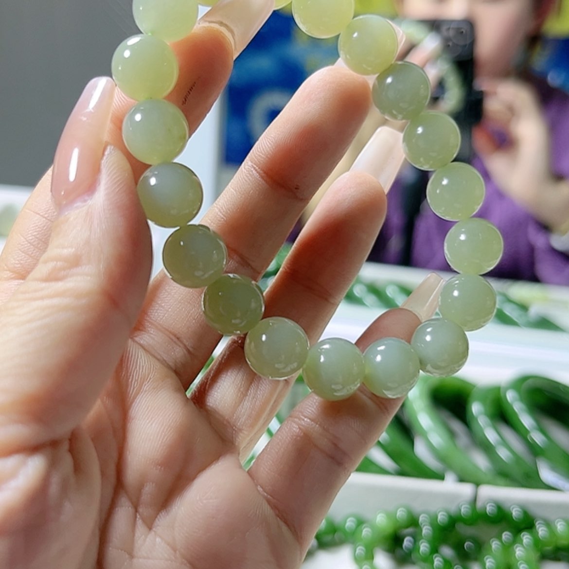 【闪购商品】和田玉（黄玉）手链未镶嵌