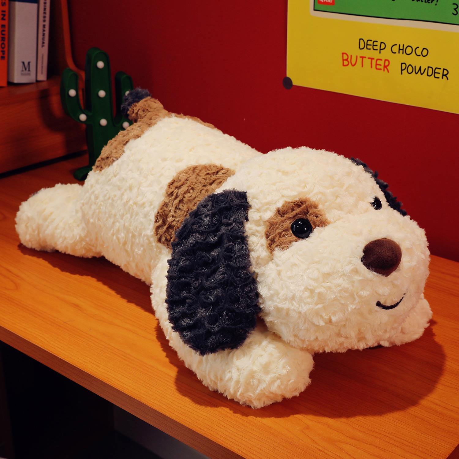 新款萌犬趴款斑点狗毛绒玩具抱枕公仔儿童玩偶睡觉夹腿娃娃礼物