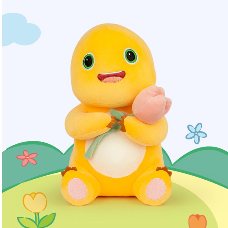 正版多爱抱花奶龙抱心毛绒玩具送朋友闺蜜宝宝治愈系陪伴萌物柔软