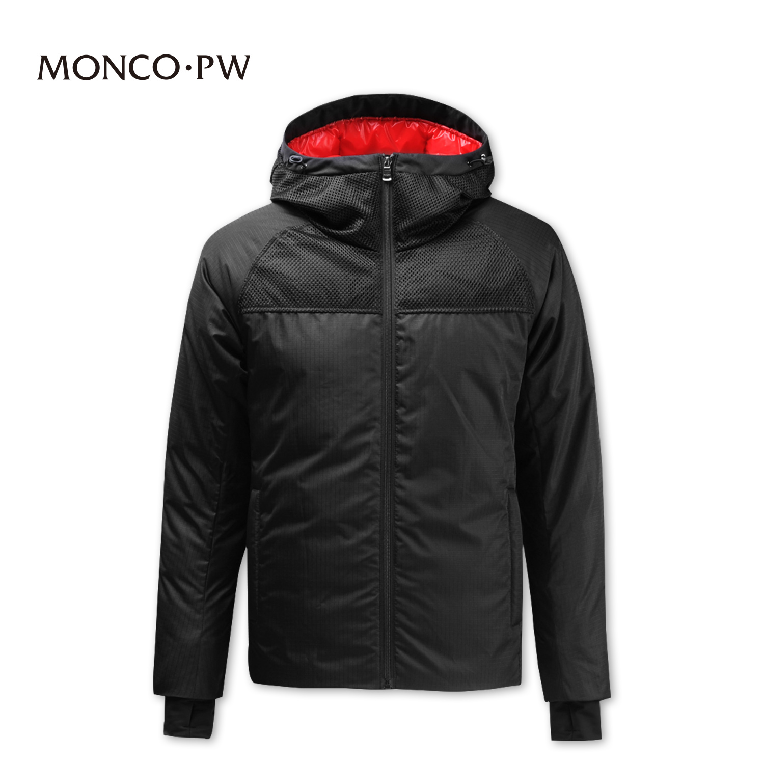 蒙口热秋冬轻奢男士短款轻薄羽绒服防风保暖户外耐磨休闲连帽外套