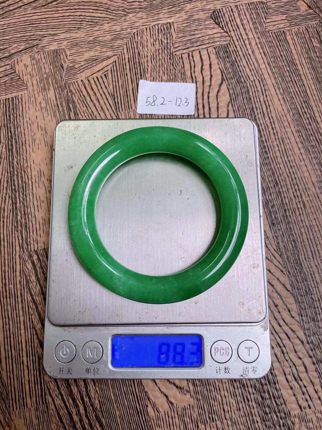 缅甸天然翡翠a货手镯