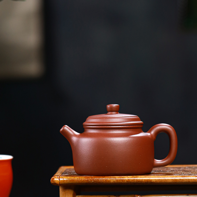 【九门自营（毕业级）德钟】半手工黄龙源底槽青容量220cc左右紫砂壶