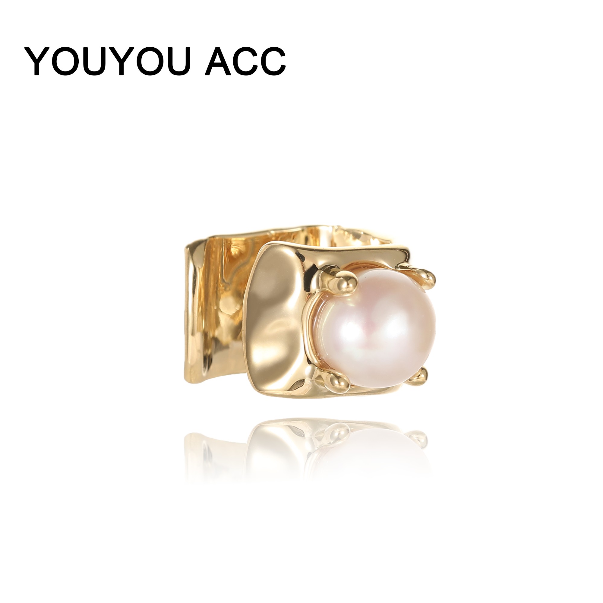 复古高级感耳饰无耳洞珠珠耳骨夹耳钉949