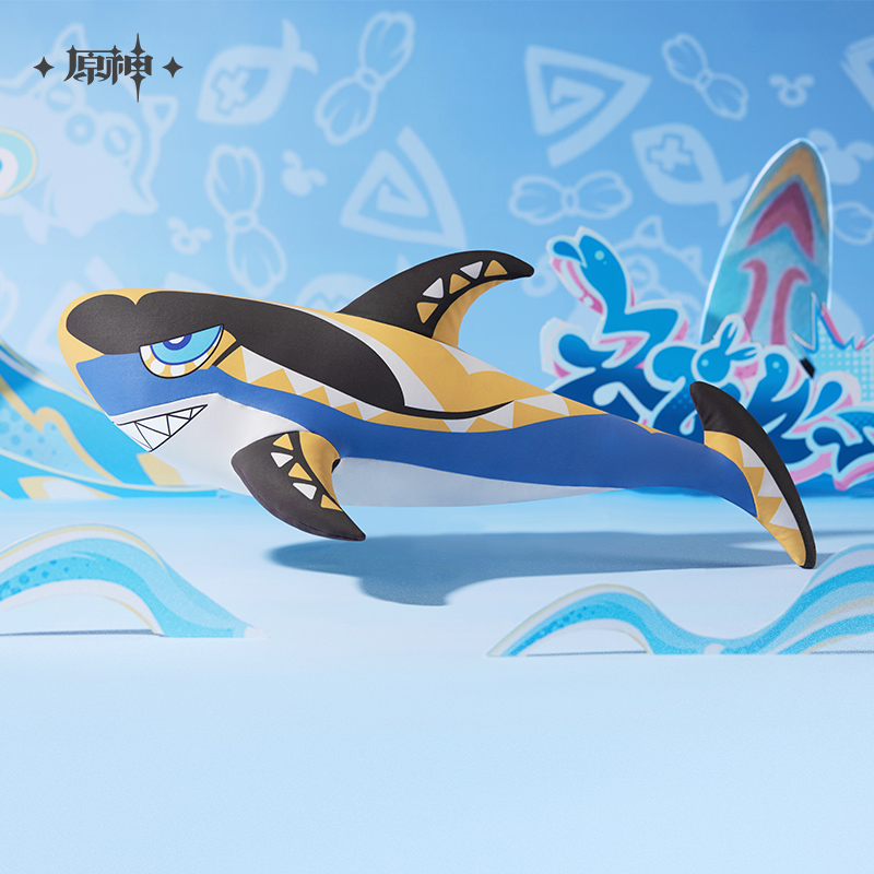 【原神官方】鲨鲨冰丝抱枕  Genshin