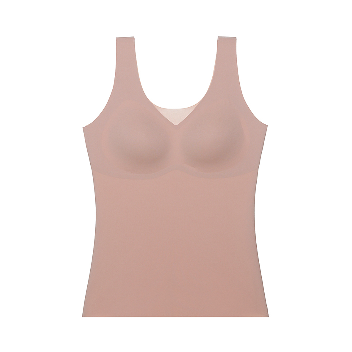 爱慕贴合无痕打底背心女士舒适内穿修身轻塑身保暖上衣AD310181