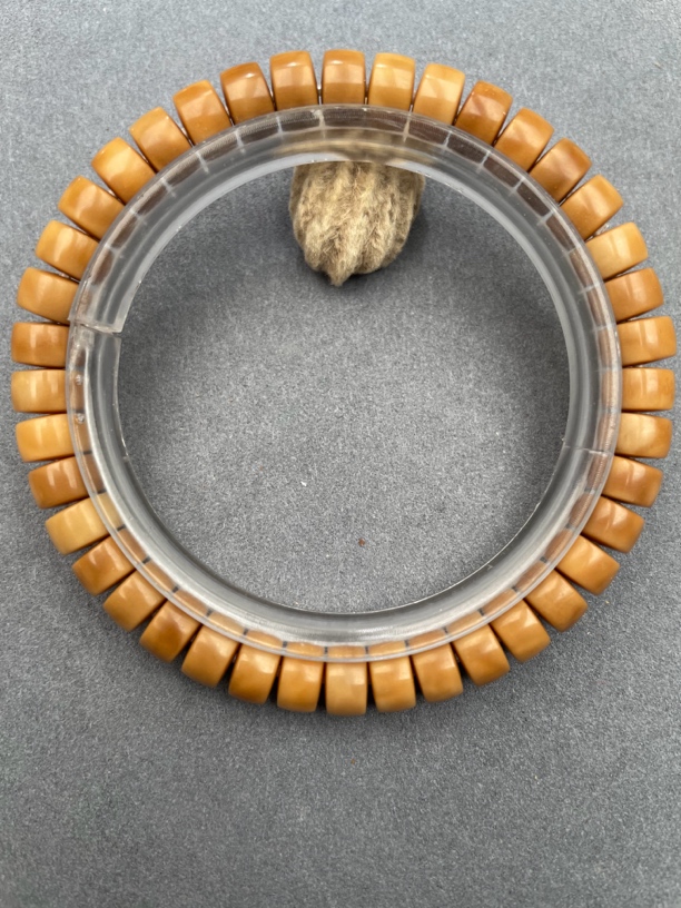 无钥匙孔8*5药片手串真龙脊菩提老料无染色无泡药水