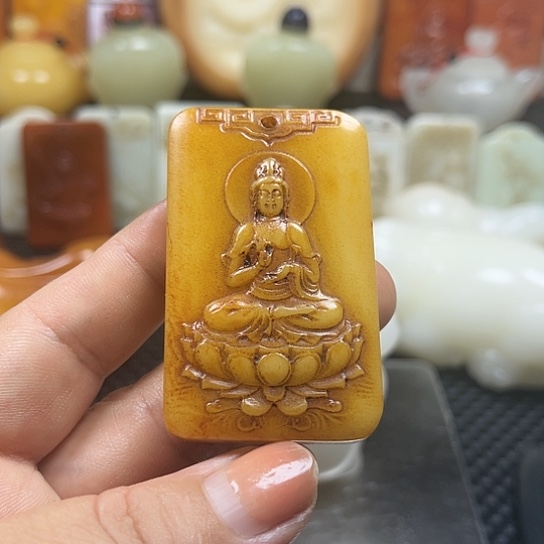 【闪购商品】和田玉（糖玉）挂件未镶嵌