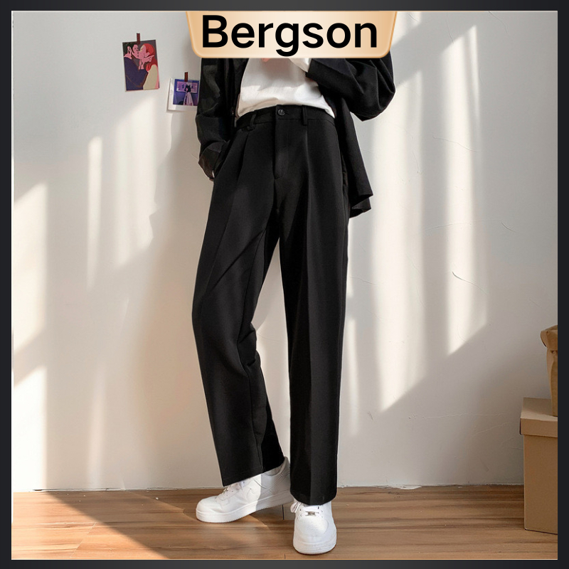 （萌壹专属）男款小个子韩版男直筒宽松垂感百搭西装休闲长裤春夏