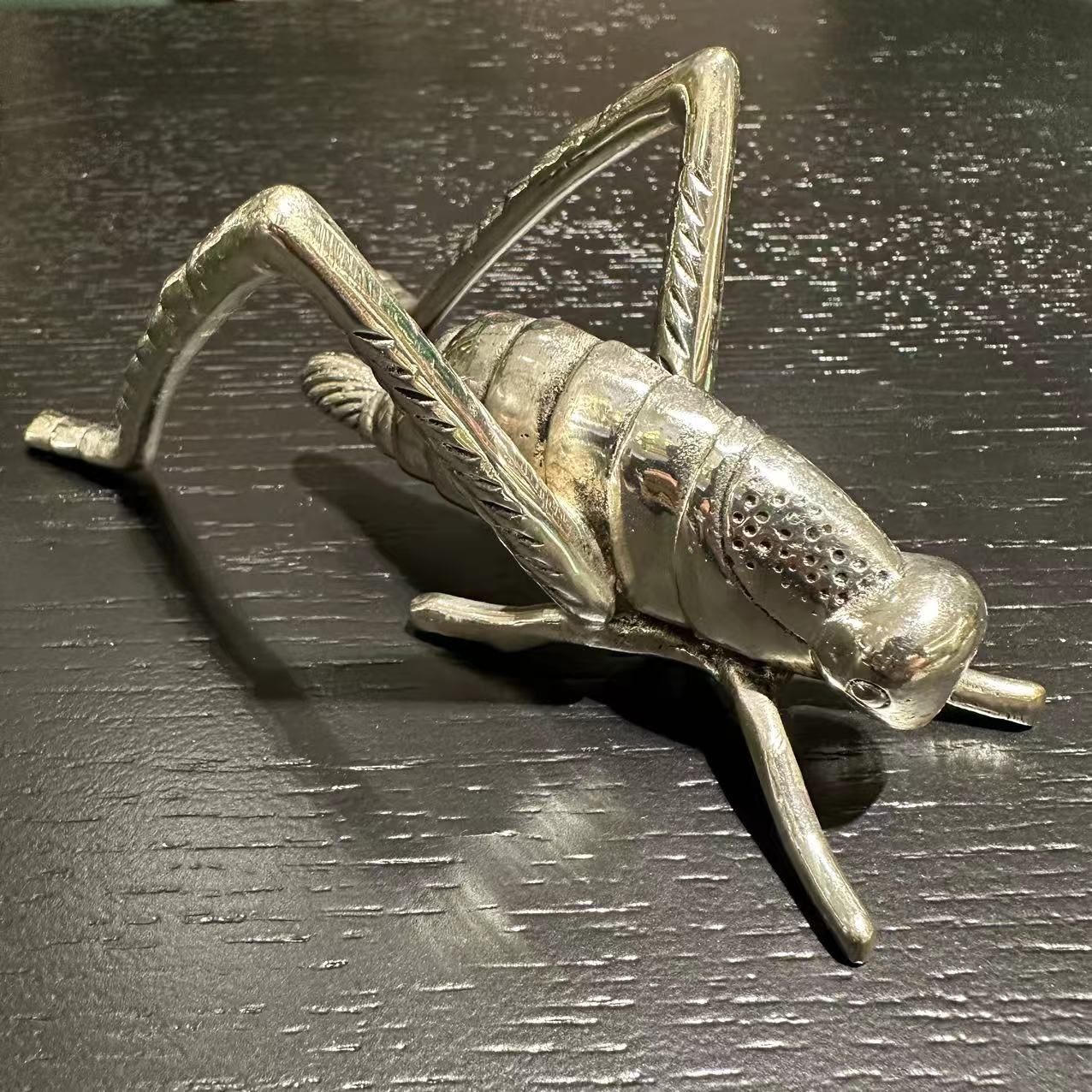 【欧美外单】DG0934进口手工怀旧昆虫摆件铜镀银摆件精美个性创意