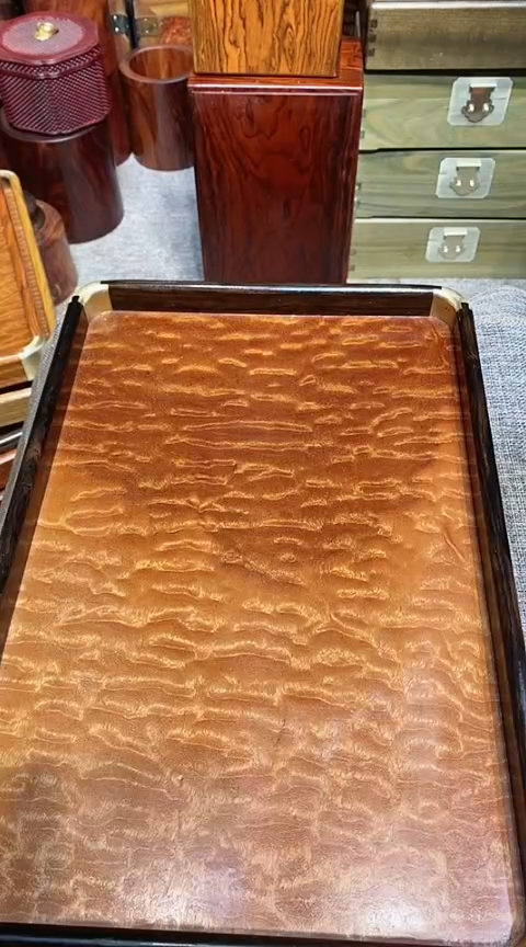 【闪购商品】木根雕茶盘