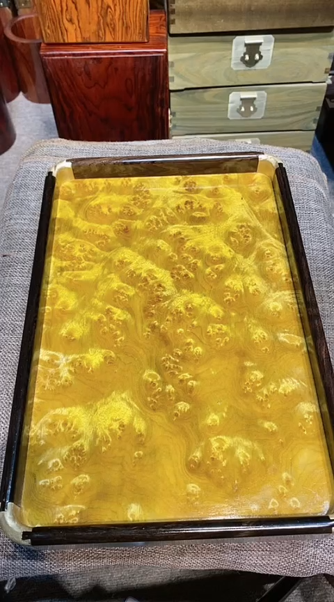 【闪购商品】木根雕茶盘