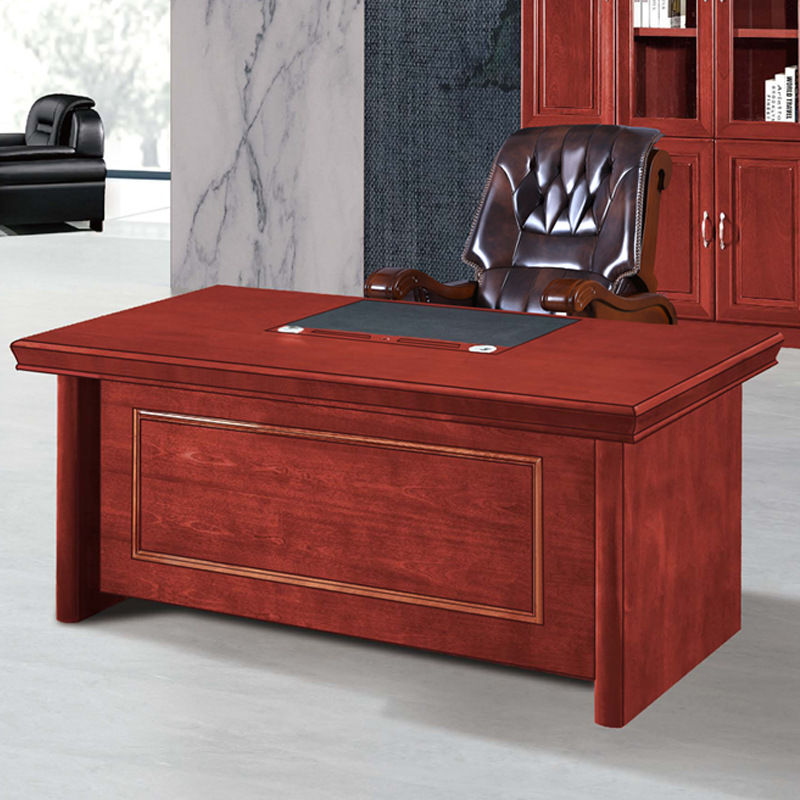 中式办公桌总经理大班台大气老板桌柜组合大班台豪华单人老板桌