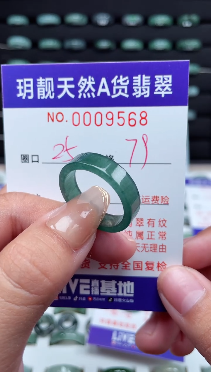 【闪购商品】翡翠戒指未镶嵌天然A货翡翠戒圈