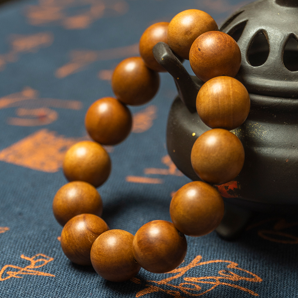 【江西龙虎山发】枣木手串木雕孤品手工艺品流珠手串把玩件手持