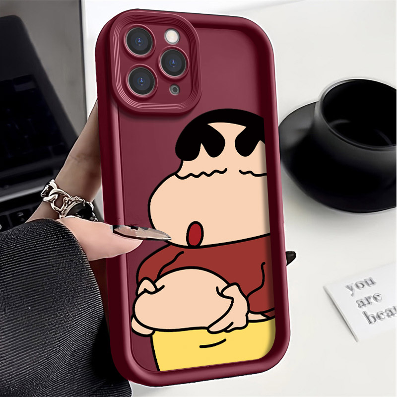 肉肉小新适用iPhone苹果11Pro手机壳全包高级感硅胶新款防摔软壳