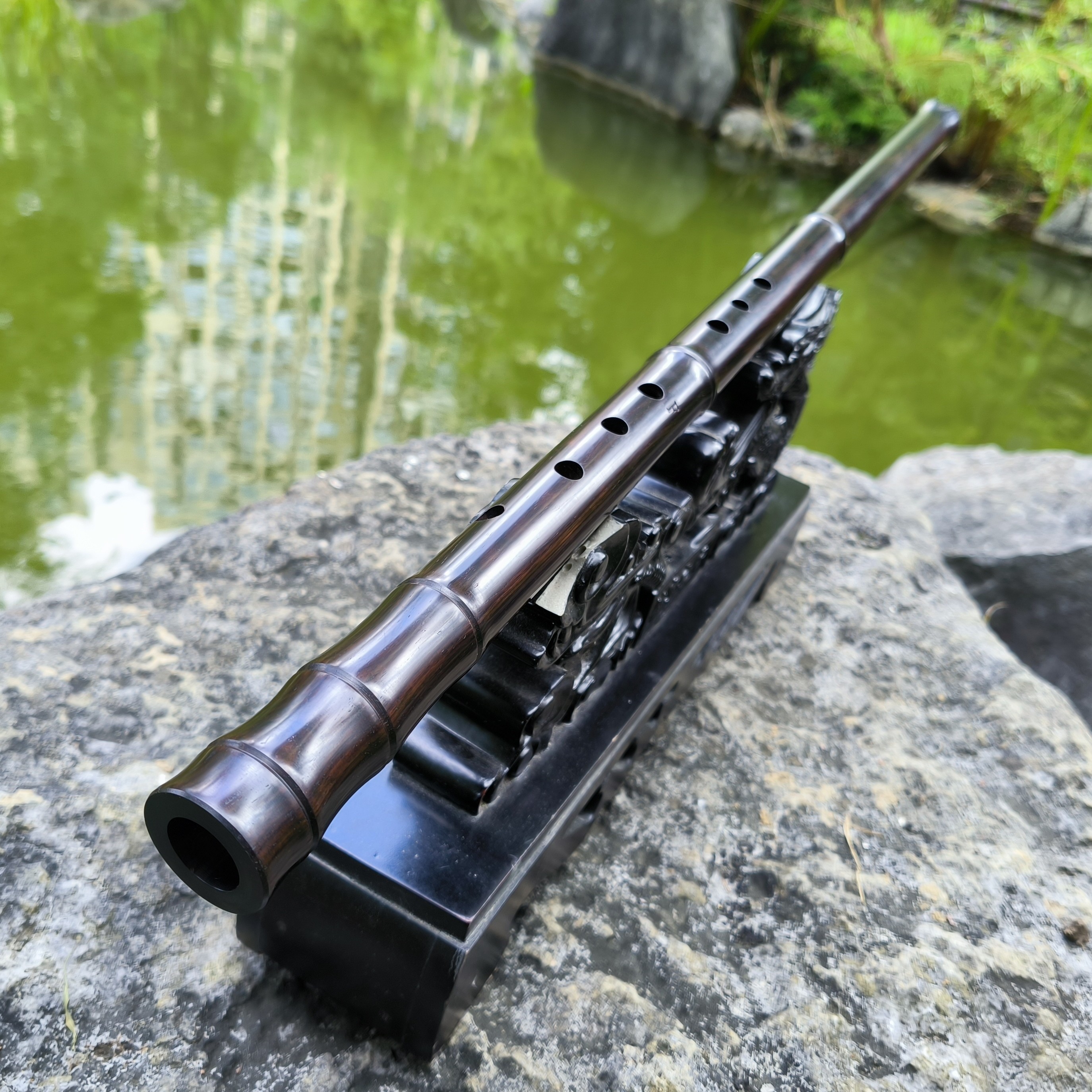 欧特海八孔紫光檀洞箫达人专属