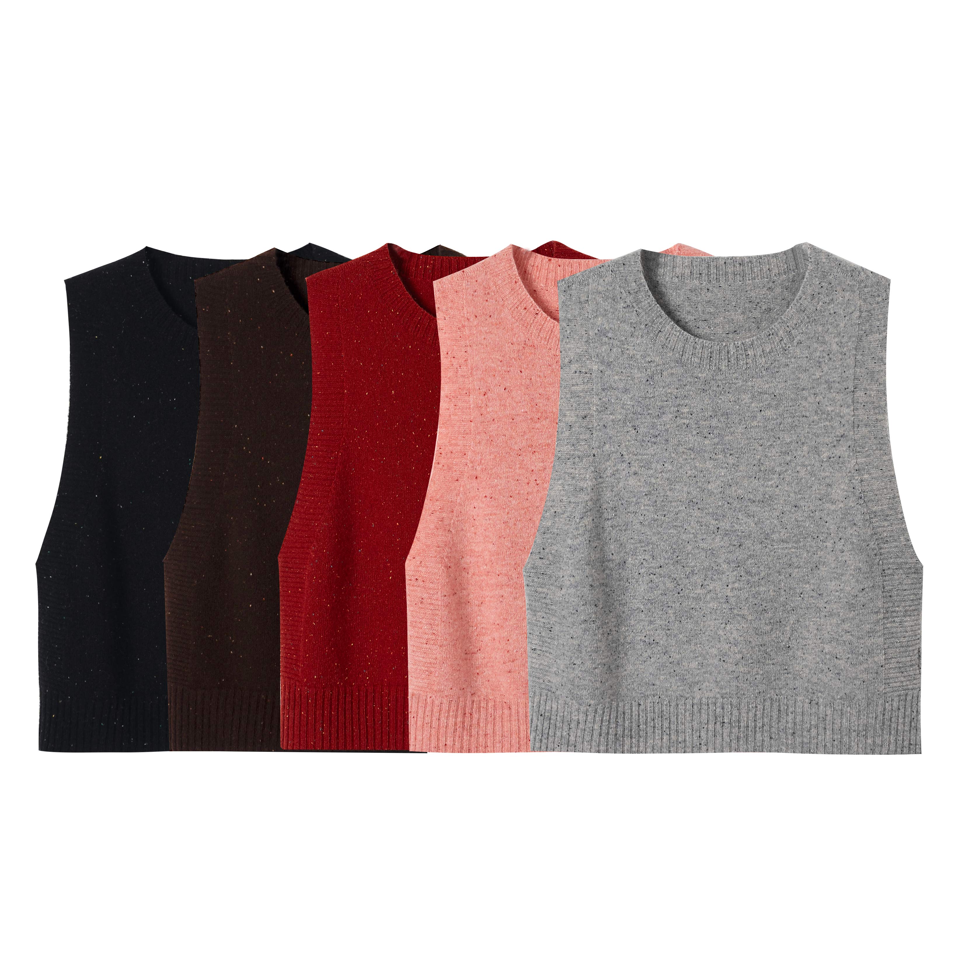 【素姐高定】绵羊毛点子纱针织马甲SMC102439