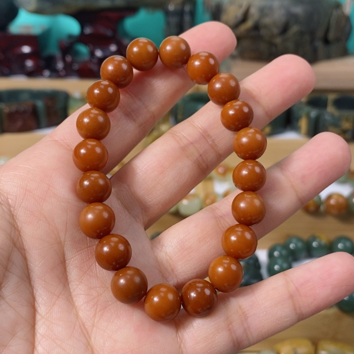 【闪购商品】透闪石质玉手串未镶嵌