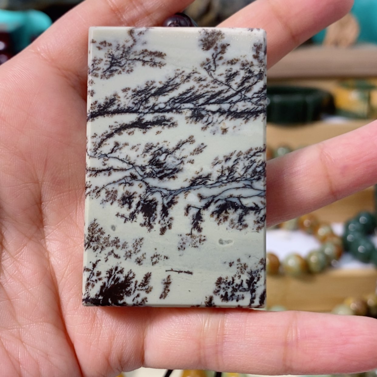 【闪购商品】透闪石质玉无事牌未镶嵌