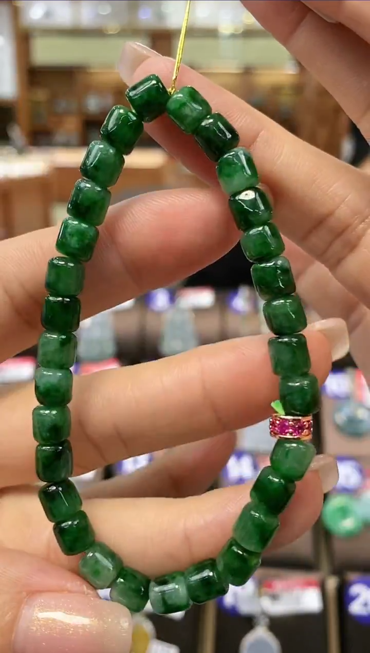【闪购商品】翡翠手串未镶嵌天然翡翠 手串