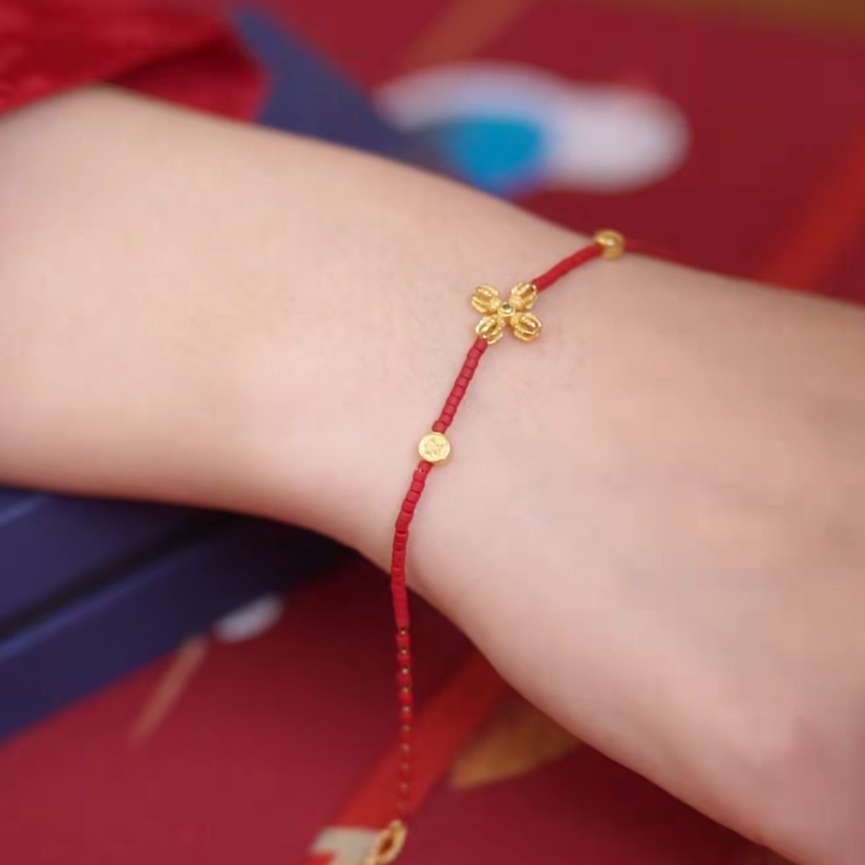 合金琉璃手链 【保真琉璃】2025琉璃手链新中式国风红色饰品【现货】