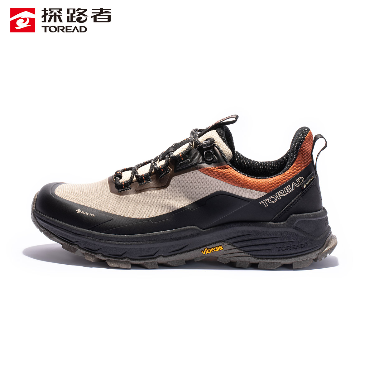 探路者秋冬男女户外防滑耐磨戈尔防水V底徒步鞋TFAACM91950