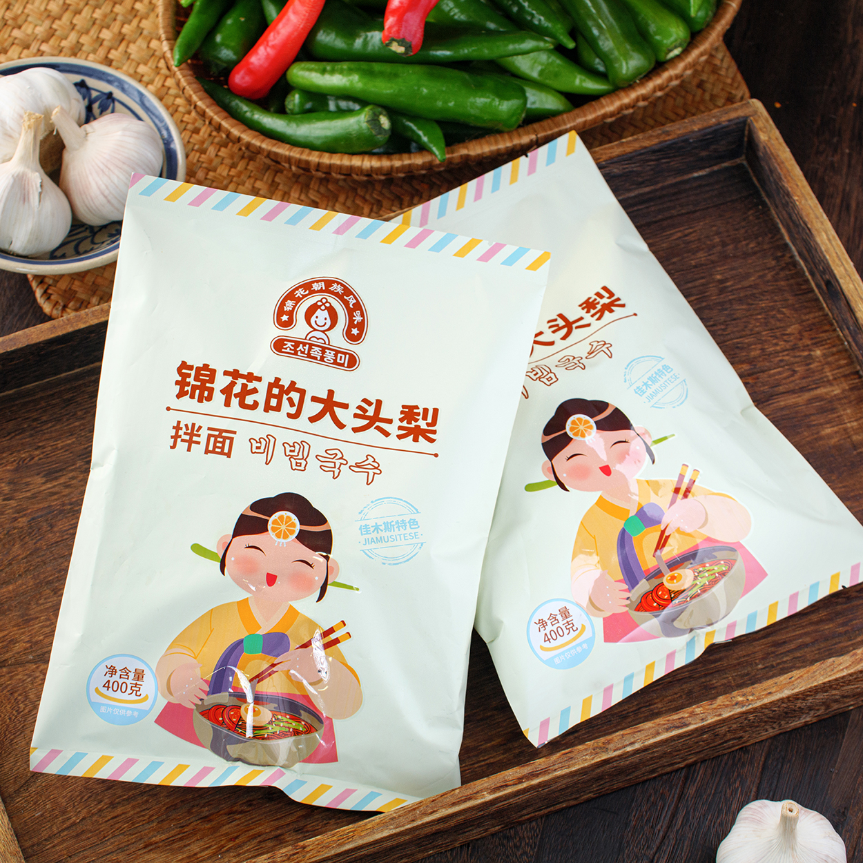 大头梨荞麦拌面（咸口）