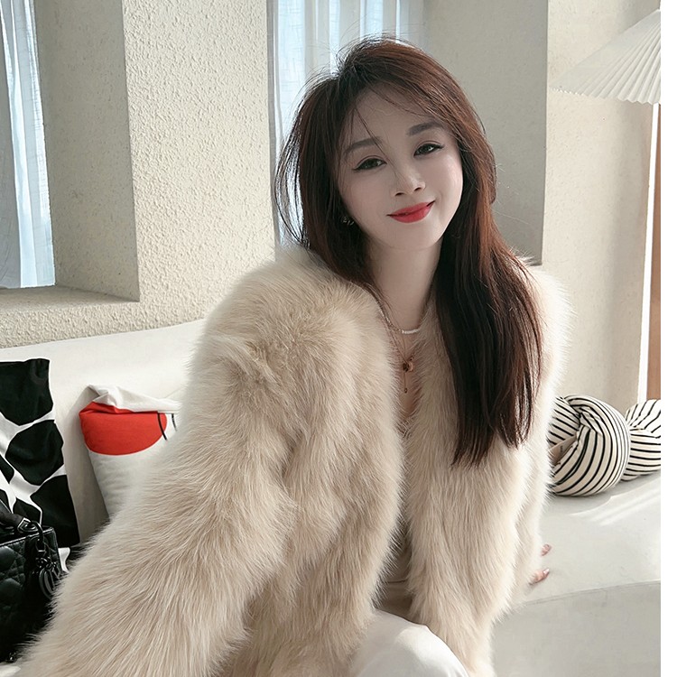 气质名新款坎肩时尚狐狸毛皮草外套名媛网红皮草
