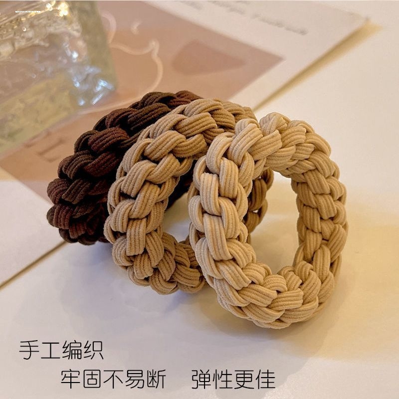 耐用时尚熊头粗发绳2025百搭减龄弹性好显白发饰新款韩系少女发绳