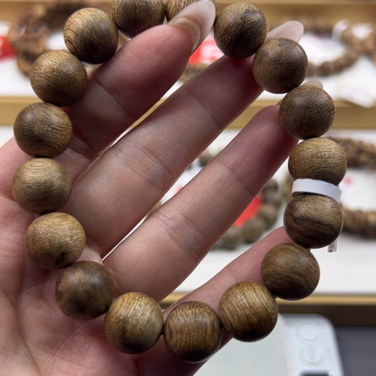 【闪购商品】沉香手串A****风文莱1.3