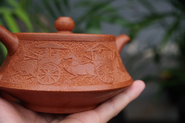 柱础壶，黄降坡，全手工，可订制，云生紫砂