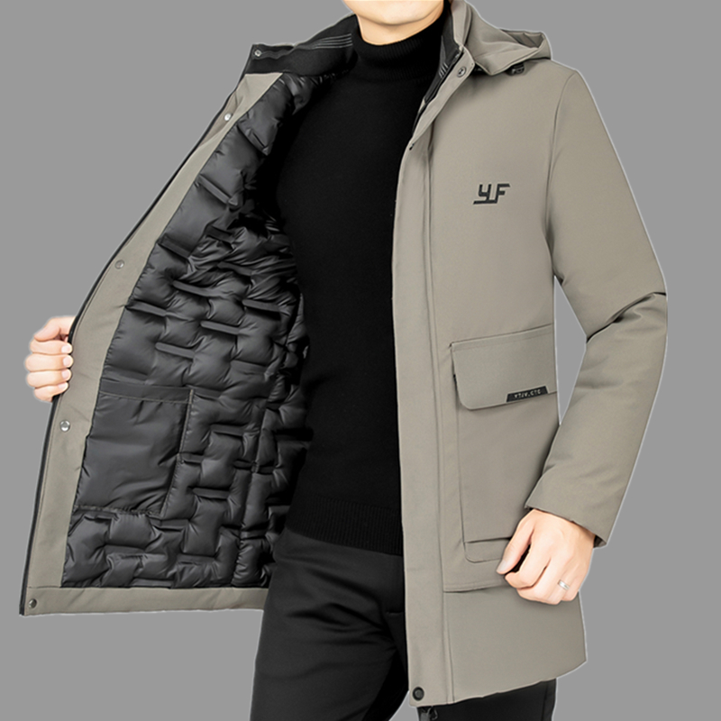 冬季棉衣男士时尚商务休闲修身棉服外套保暖加厚