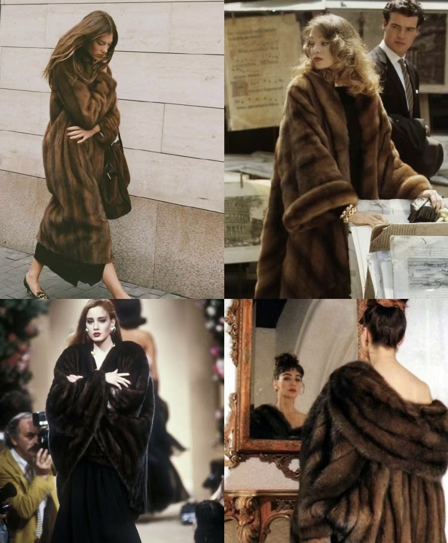 Queenvintagefur直播间皮草气质女士大衣外套24小时退换