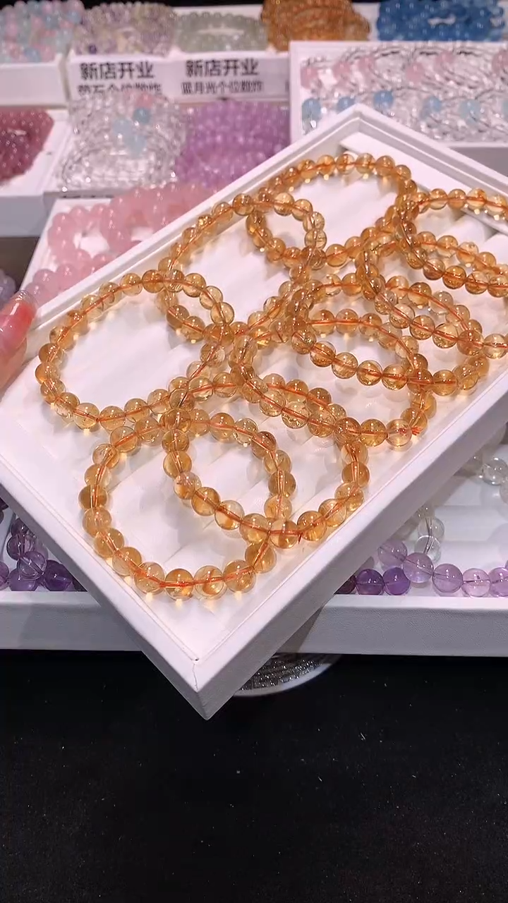 【闪购商品】水晶手绳未镶嵌095暴力黄水晶