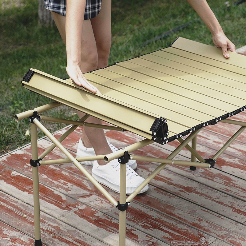 户外便携式烧烤用品露营桌子椅子折叠摆摊野餐野炊桌车载蛋卷桌