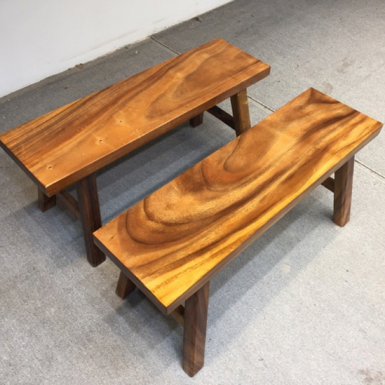 （包邮）胡桃木条凳