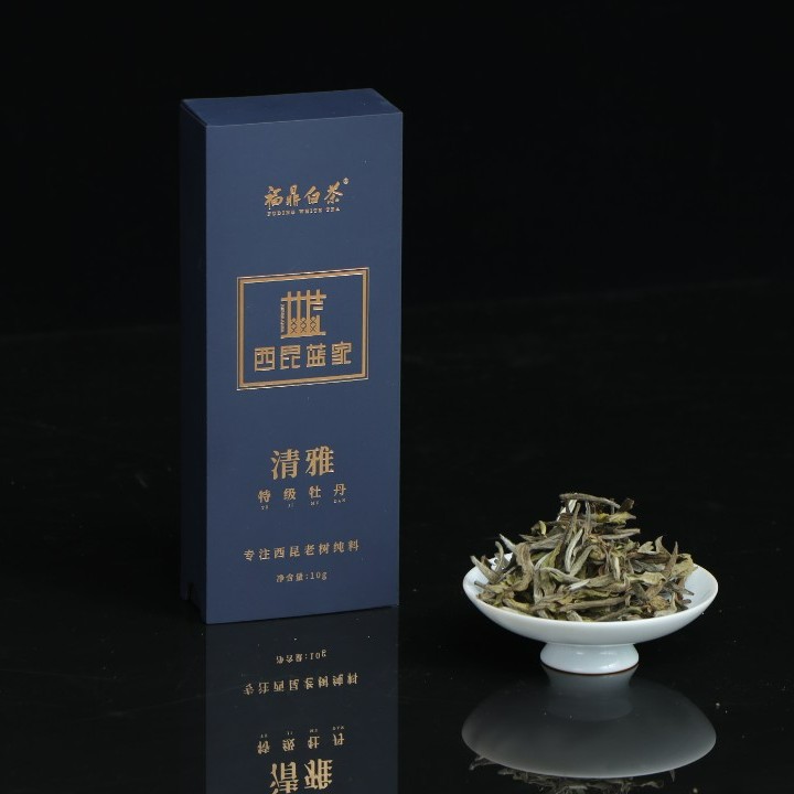 西昆蓝家 2018年特级白牡丹10g