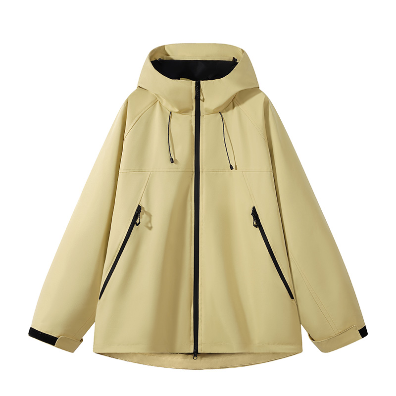 【西藏川西旅游】五防男女同款防水防风情侣户外运动连帽外套夹克款