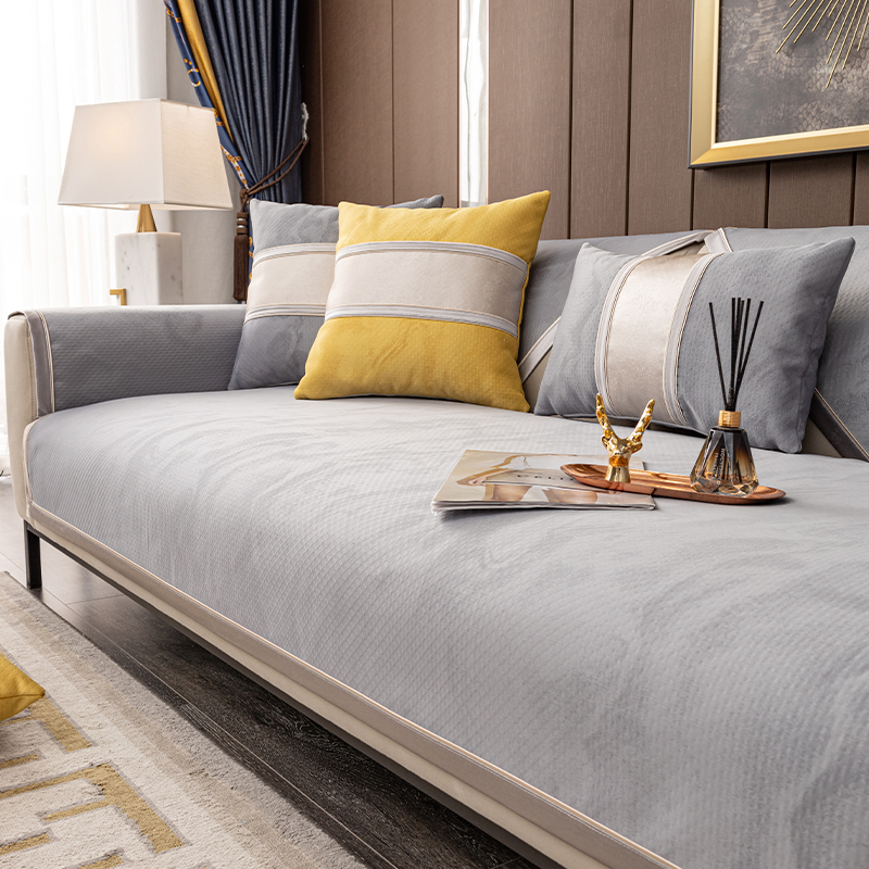 唯蒂妮【云霆款】现代轻奢四季通用防滑欧式北欧简约风高档沙发垫