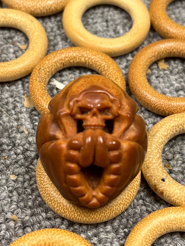 骷髅无相佛 佛无本相 相由心生 巴西橄榄核雕