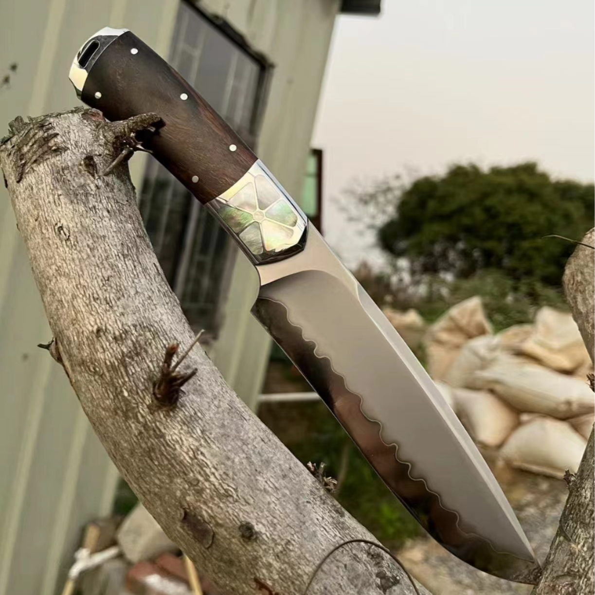 三之立怒斩SLD高硬度手工户外水果刀家用露营