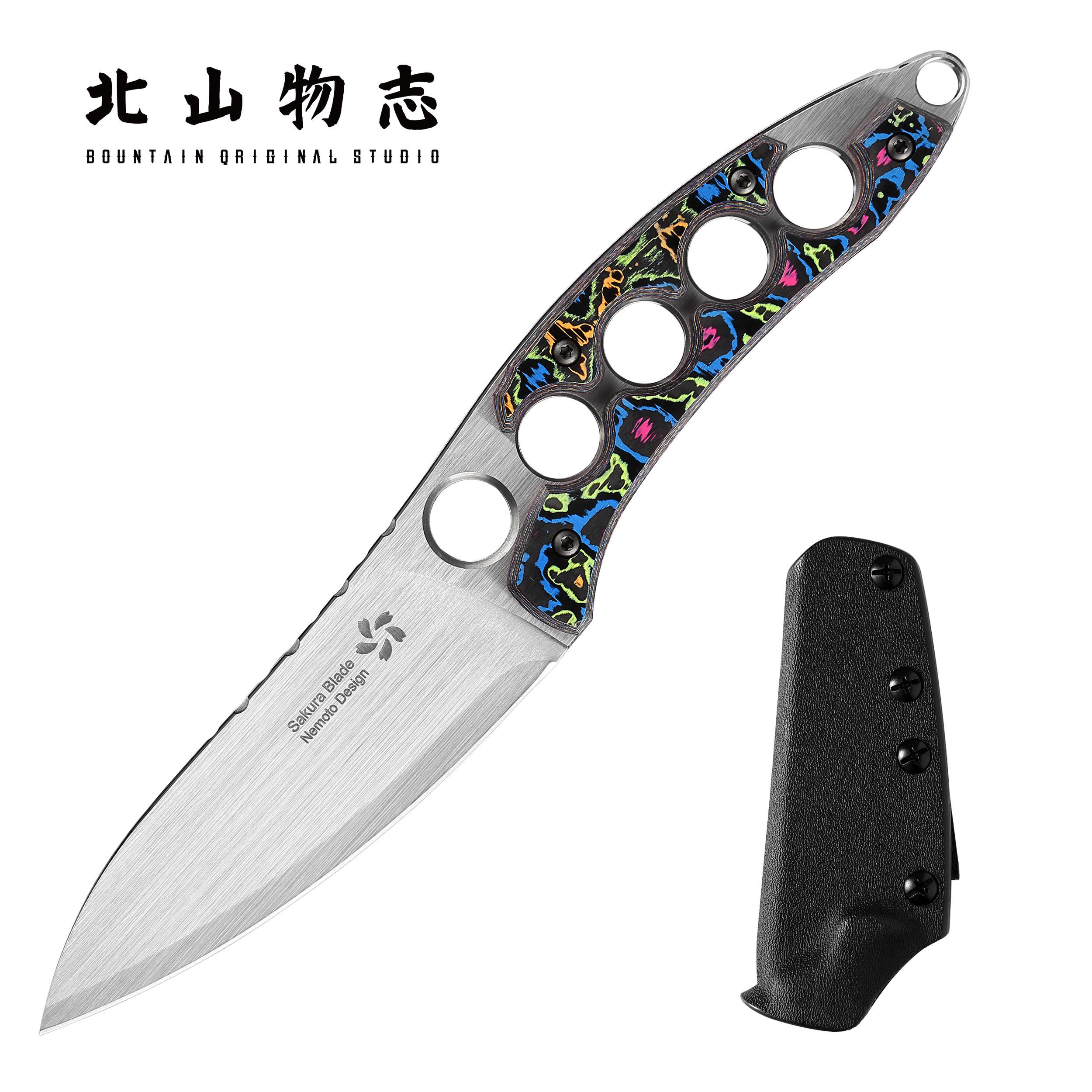 三之立北山物志和根本朋之联名款修罗进口 ZDP189一体龙骨牛排刀