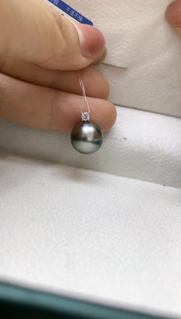 【闪购商品】海水珍珠LL18K金镶嵌01珍珠吊坠@@p0670