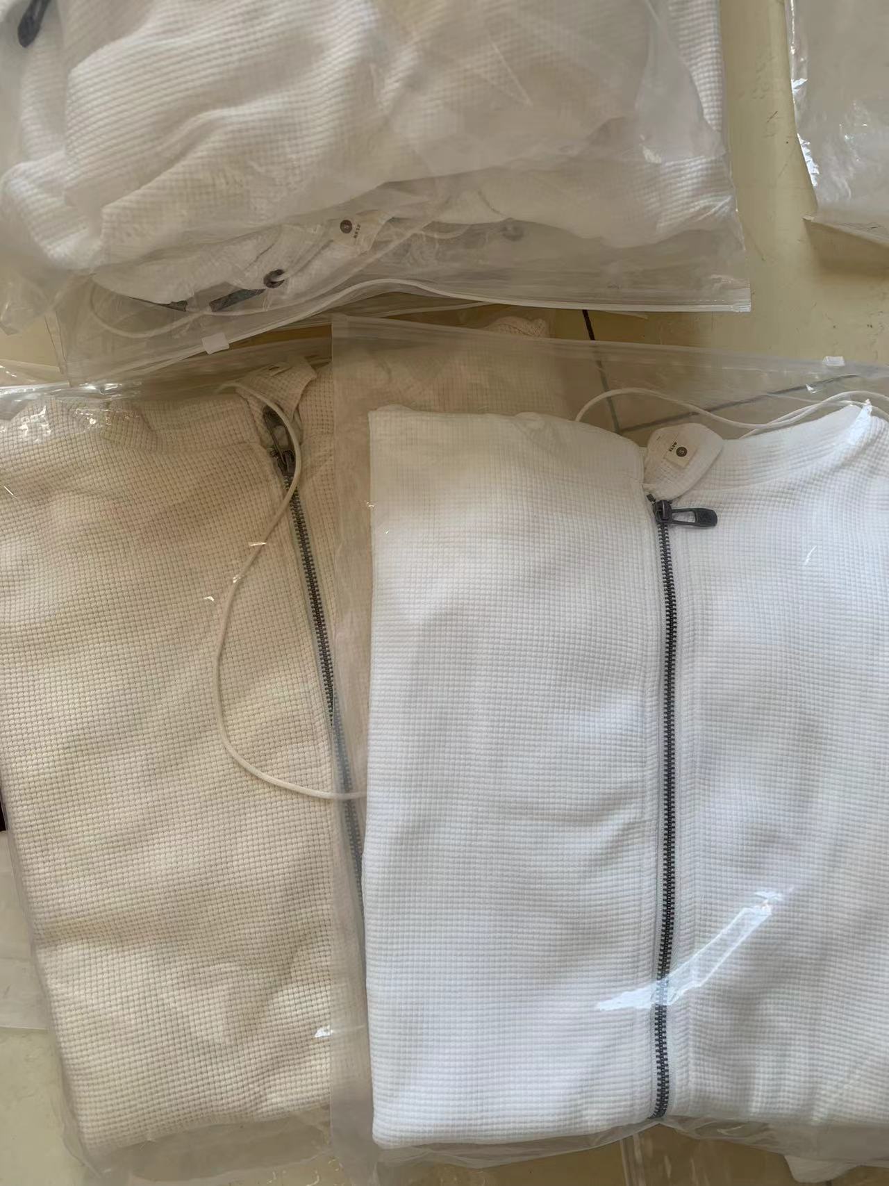 2620休闲华夫格连帽外套