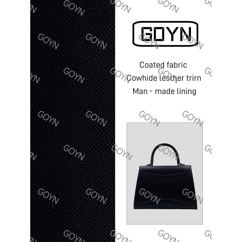 GOYN手工真皮女包乃  0258 黑色手提26cm